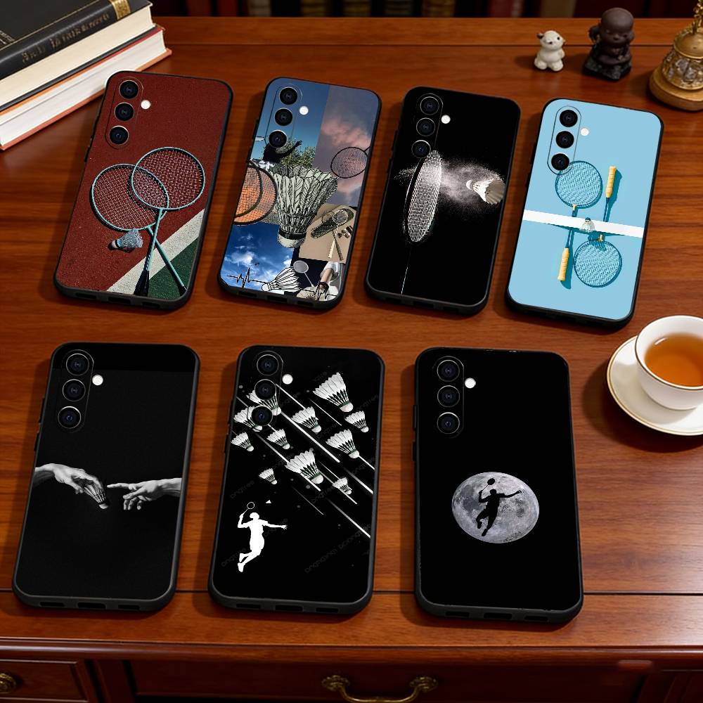 Badminton Quotes - Capa de telefone elegante para badminton,