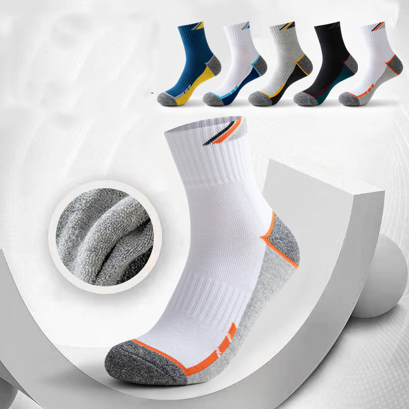 Ankle Support Badminton - Profissional tênis meias de algodão toalha