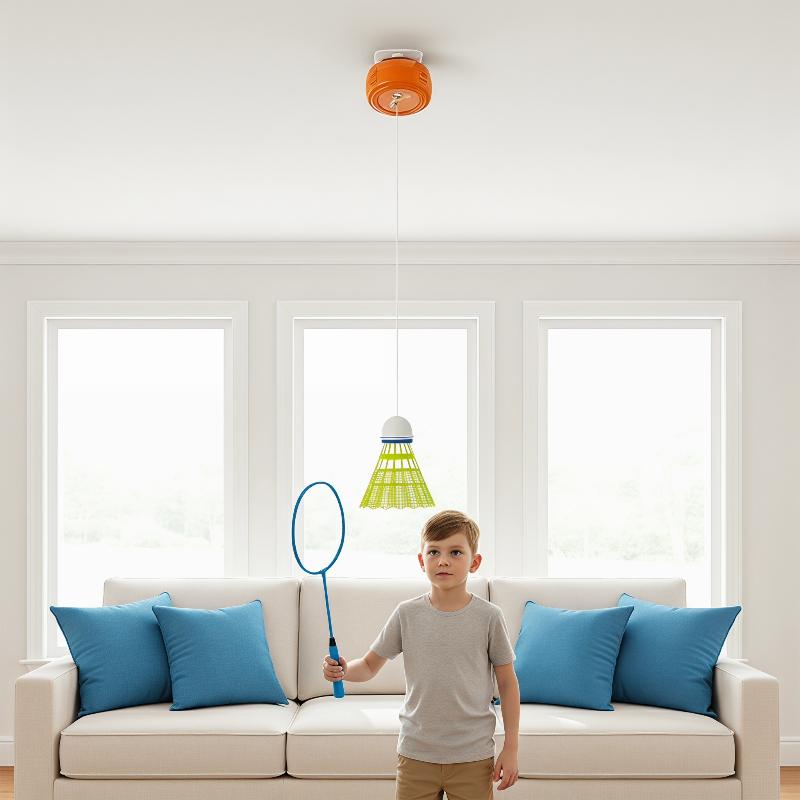 Badminton Single - Treinador de Badminton Retrátil Automático para