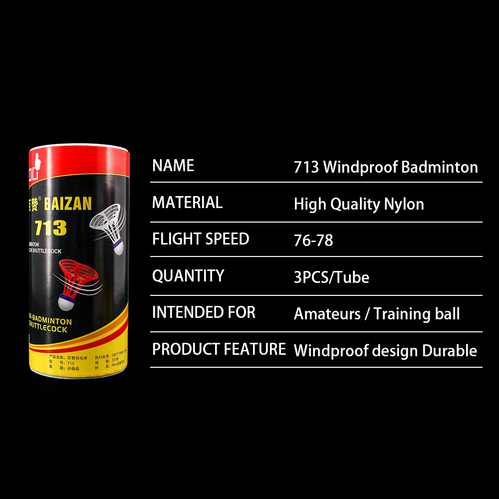 Badminton Nylon Shuttlecock - Welkin 3 unidades/pacote 2022 Novo Original
