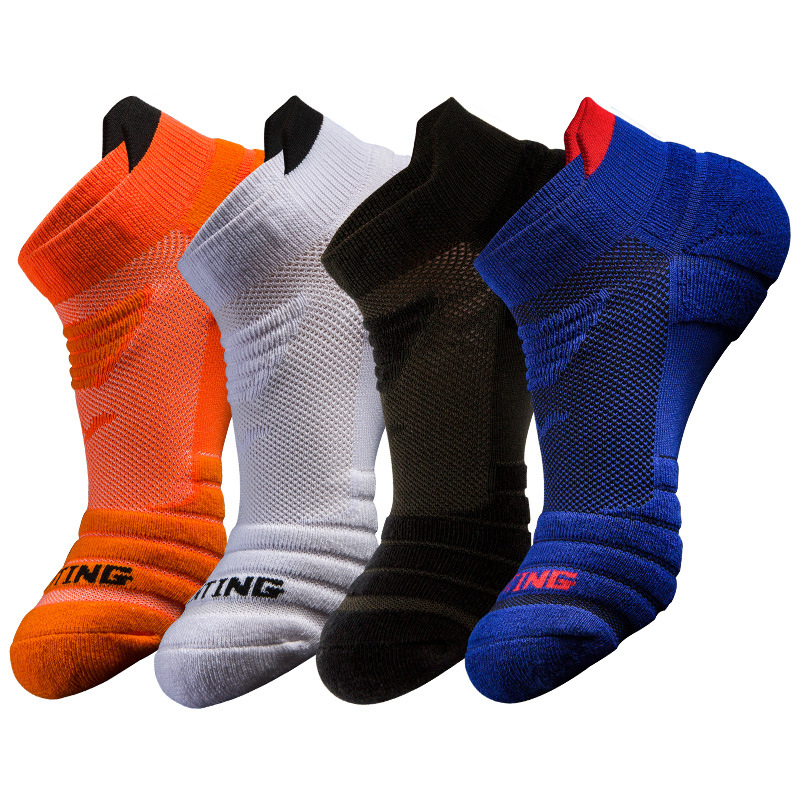 Ankle Support Badminton - Meias esportivas masculinas correndo profissional maratona