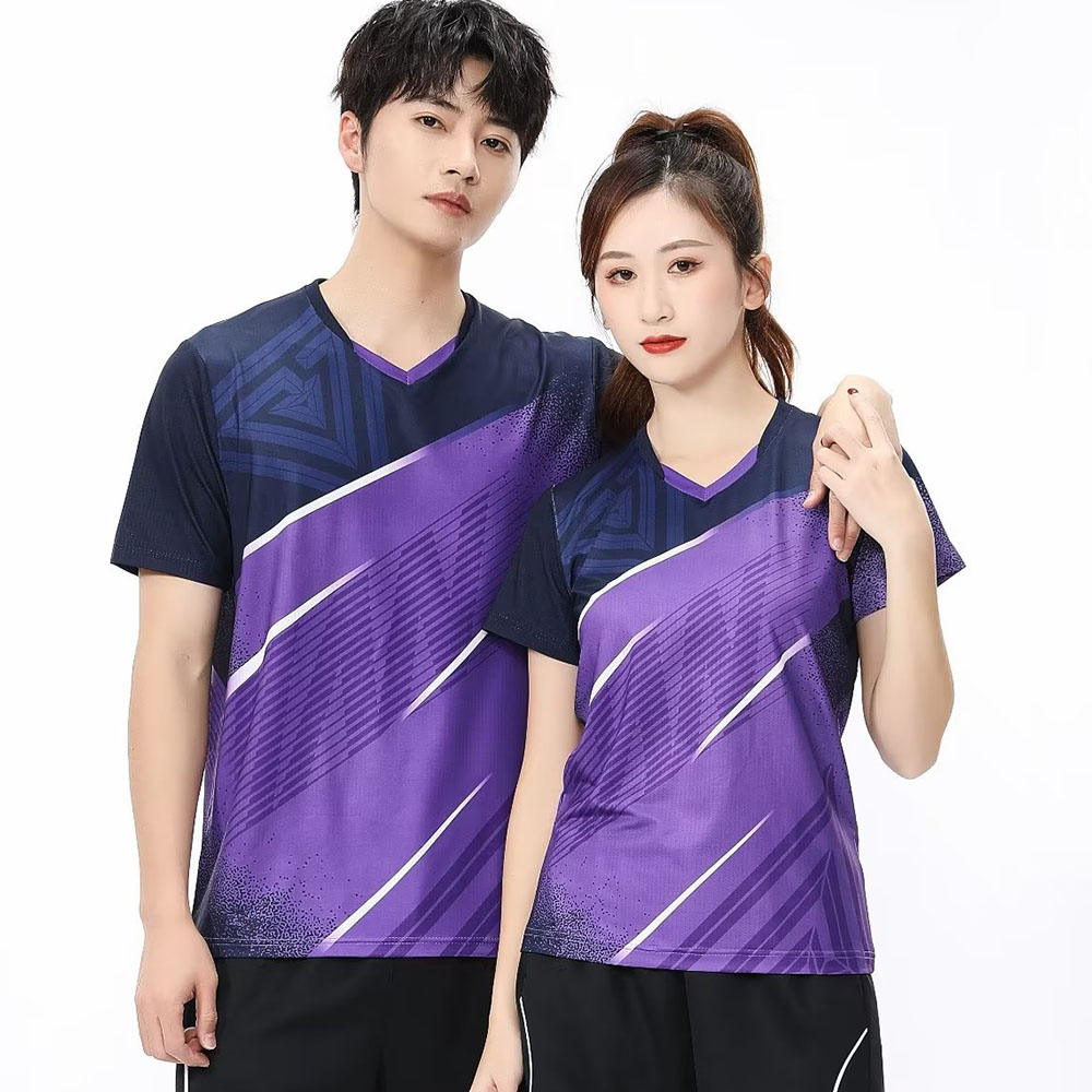 Badminton Rank - Tops esportivos de manga curta masculino