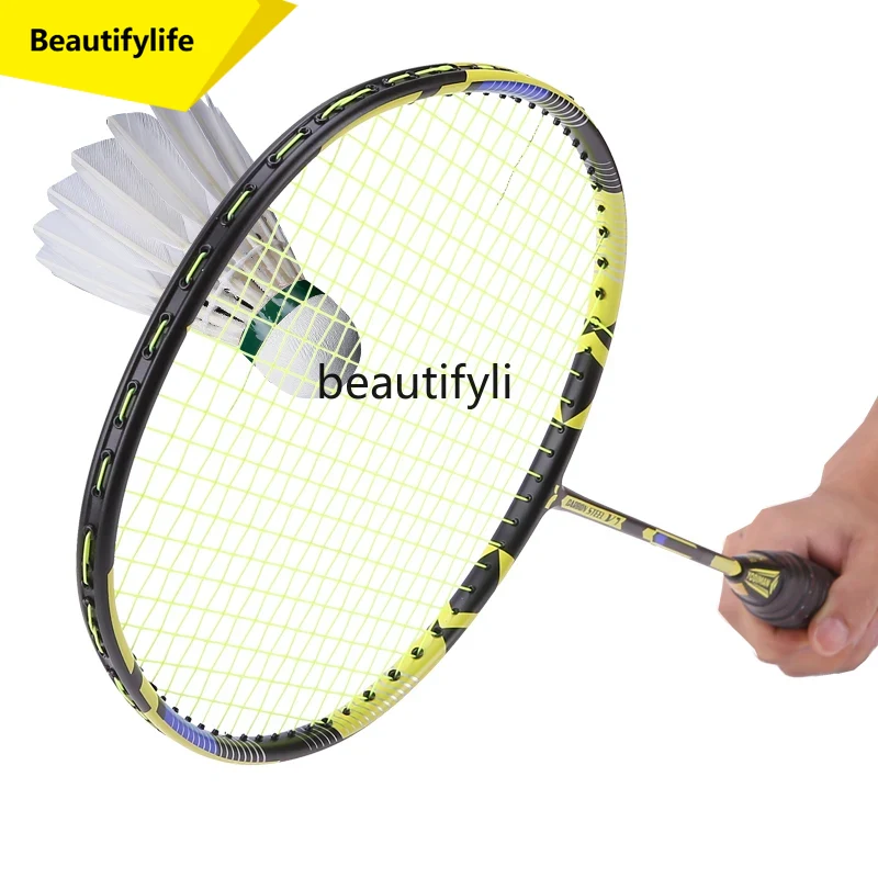 Badminton Single - Raquete de badminton a49, raquete única,