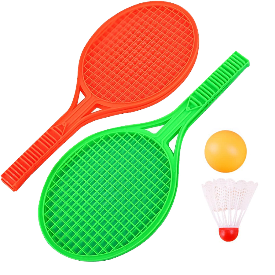 Badminton Fun Game - 4 pçs/set mini plástico badminton tênis