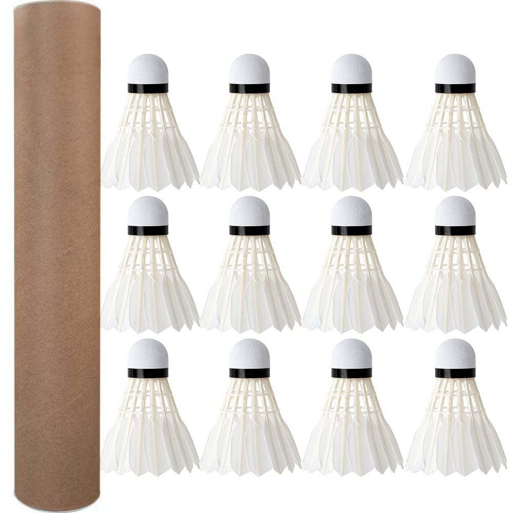 Badminton Nylon Shuttlecock - Peteca profissional de badminton, pena do
