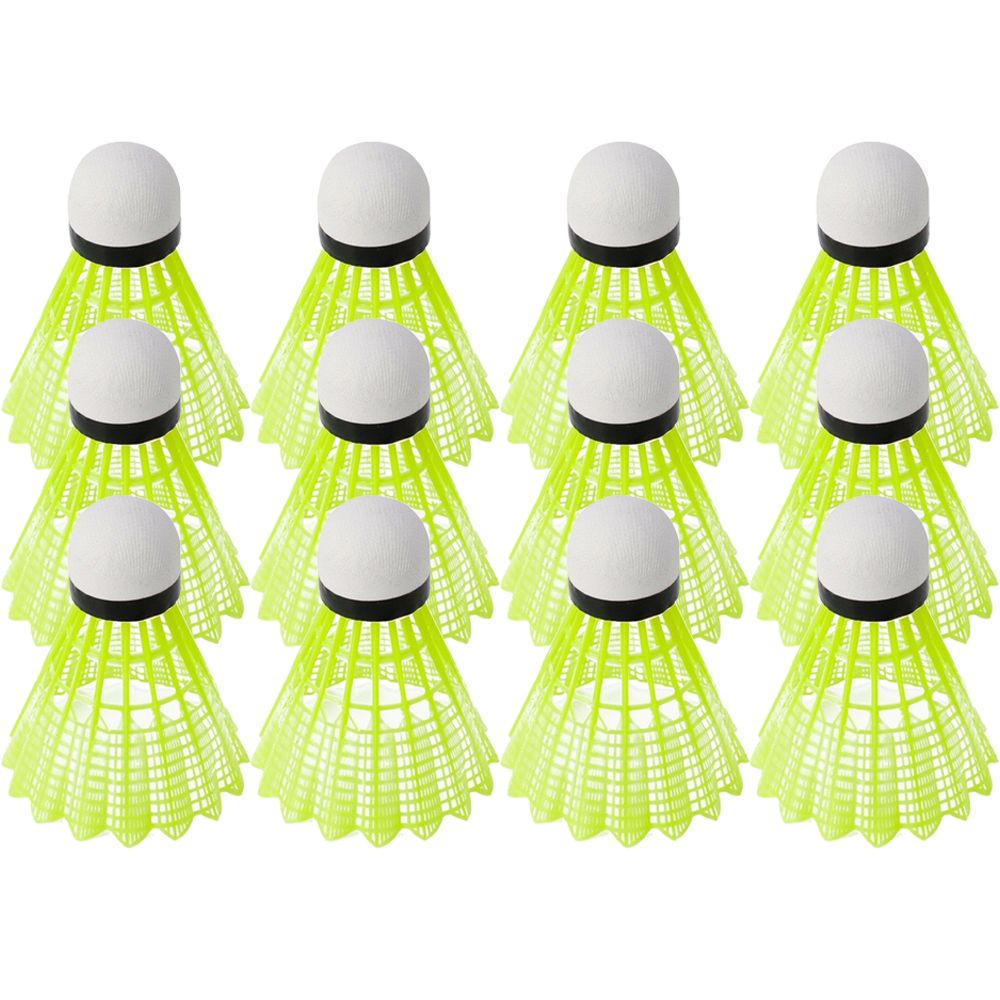 Bolas de Badminton verdes port - Badminton Nylon Shuttlecock avaliação e preço