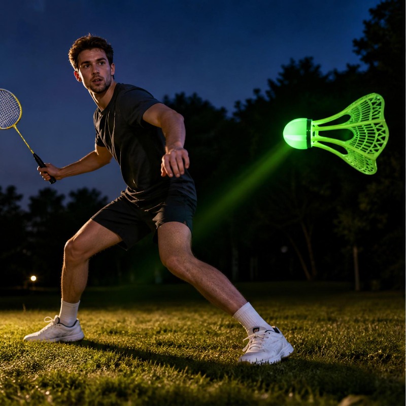 Peteca de Badminton Luminosa à - Badminton Nylon Shuttlecock avaliação e preço
