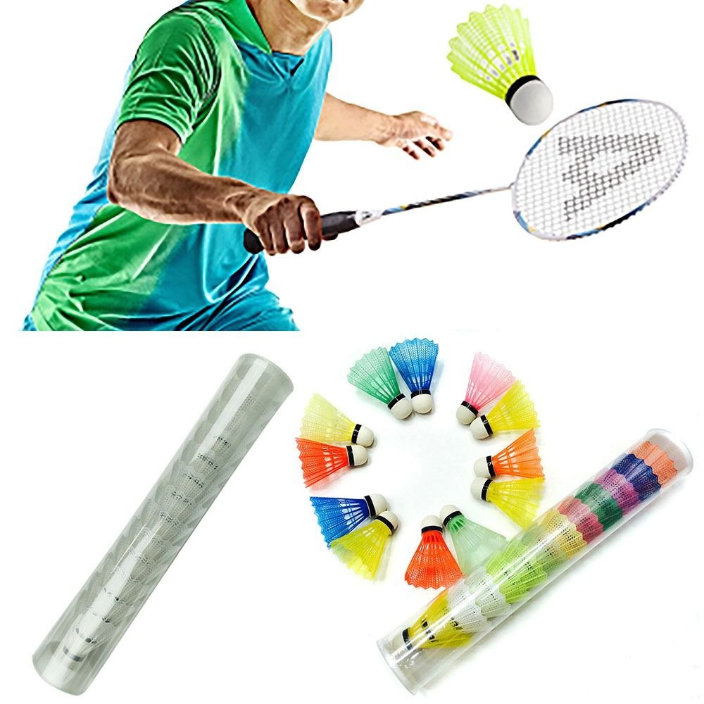 Windproof Badminton Multi-Colo - Badminton Nylon Shuttlecock avaliação e preço