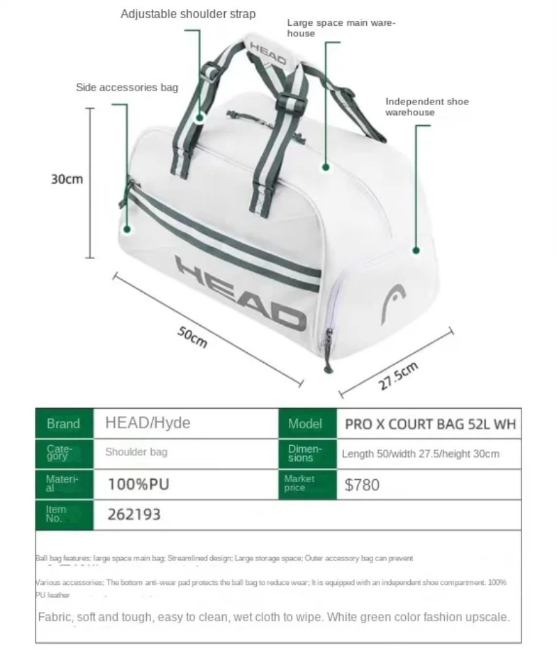 Mochila de tênis HEAD Djokovic - Badminton Quotes avaliação e preço