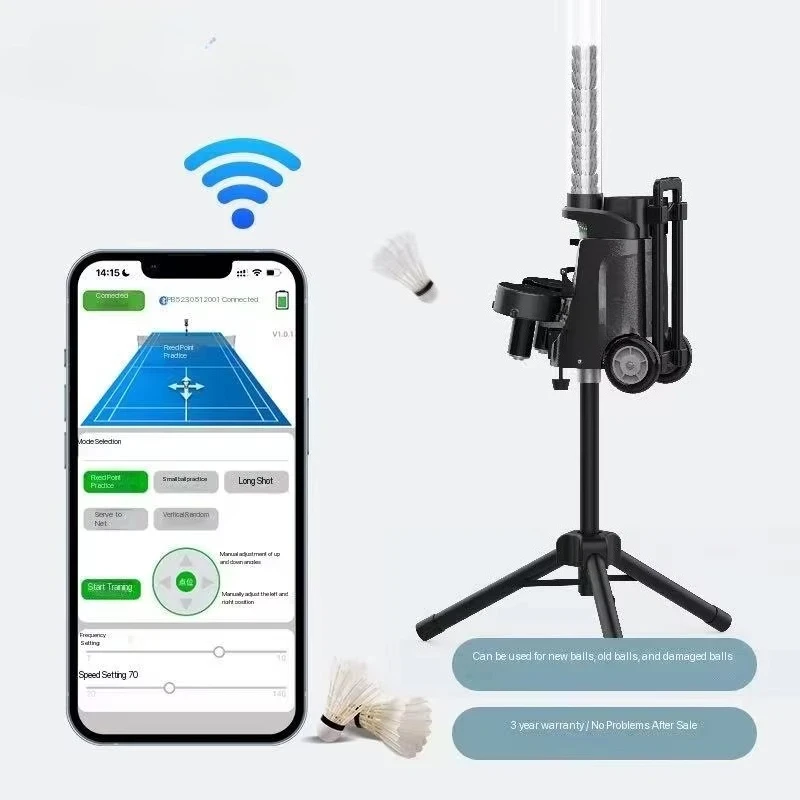 Máquina de Servir Badminton Po - Badminton Single avaliação e preço
