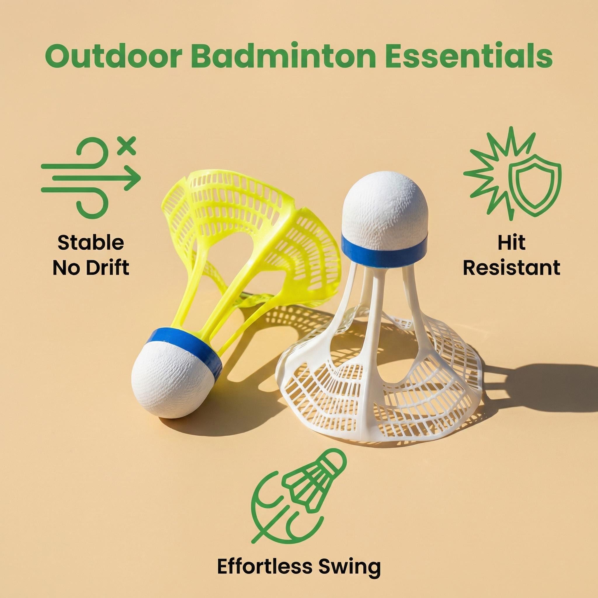 4/8 Peças, Petecas de Badminto - Badminton Nylon Shuttlecock avaliação e preço