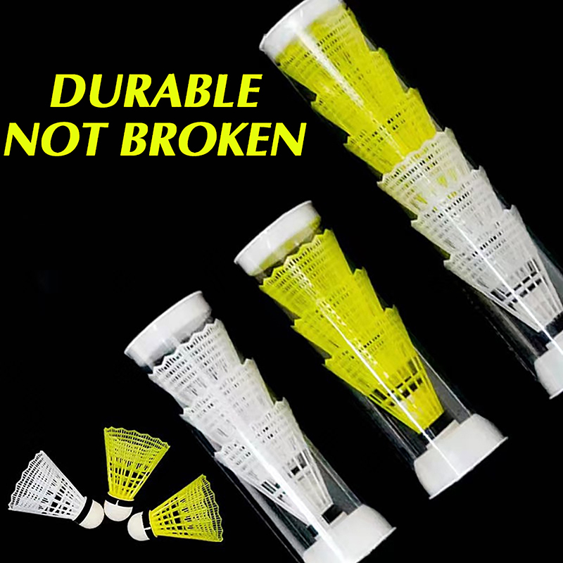 【W】1PCS Volantes de Badminton  - Badminton Nylon Shuttlecock avaliação e preço