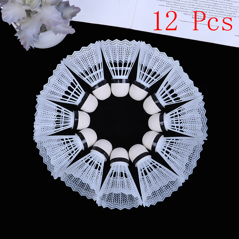12 unidades de bolas de badmin - Badminton Nylon Shuttlecock avaliação e preço