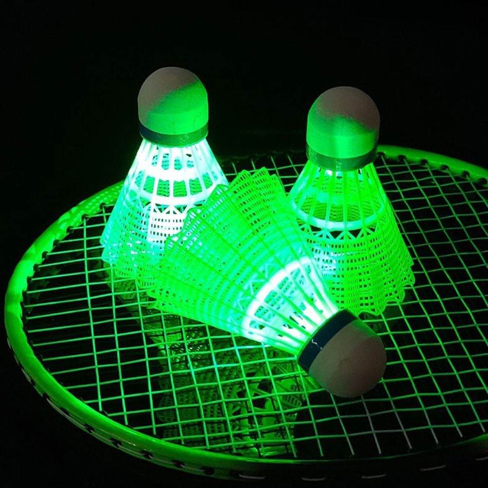 Bolas de Badminton LED Ilumina - Badminton Nylon Shuttlecock avaliação e preço